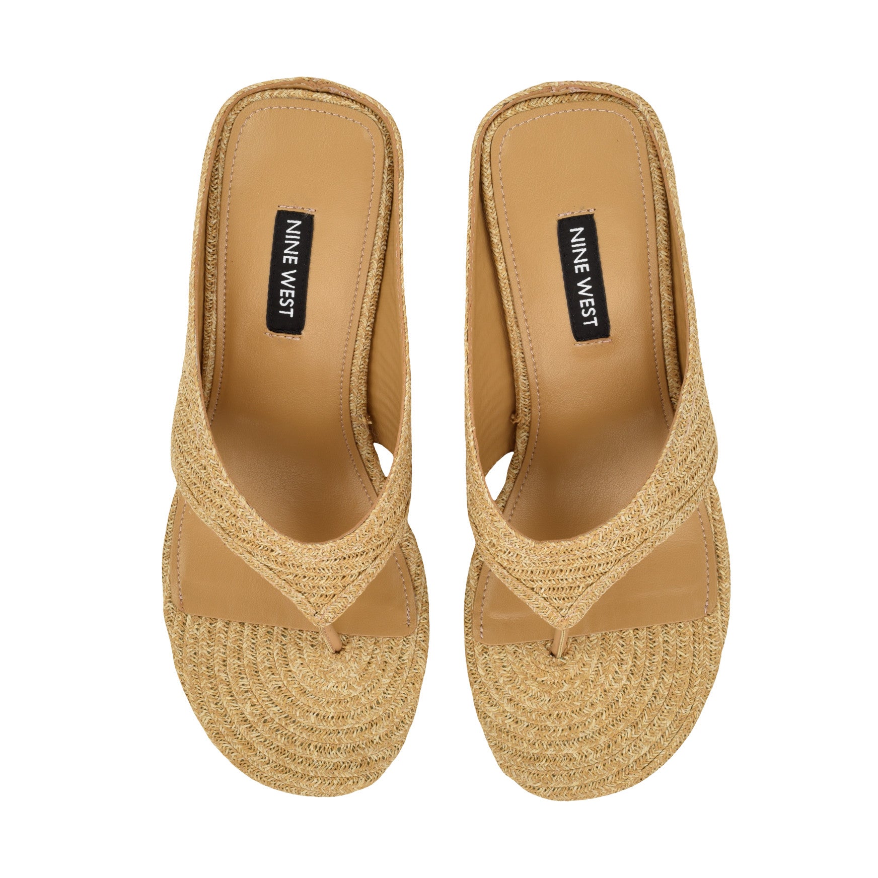 Jadde Thong Wedge Sandals - Image 5