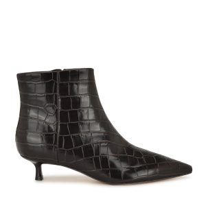 Turrel Kitten Heel Ankle Booties