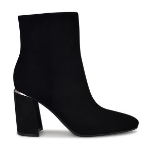 Ailet 9x9 Leather Square Toe Booties