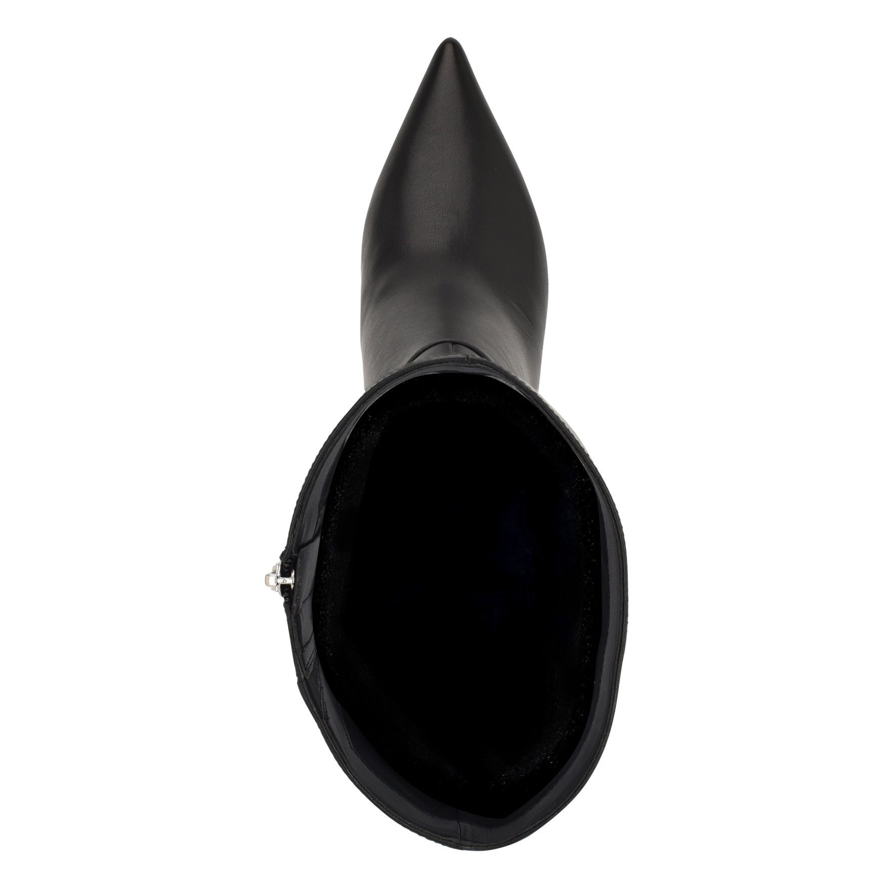 Somas Kitten Heel Knee High Leather Boots - Image 3