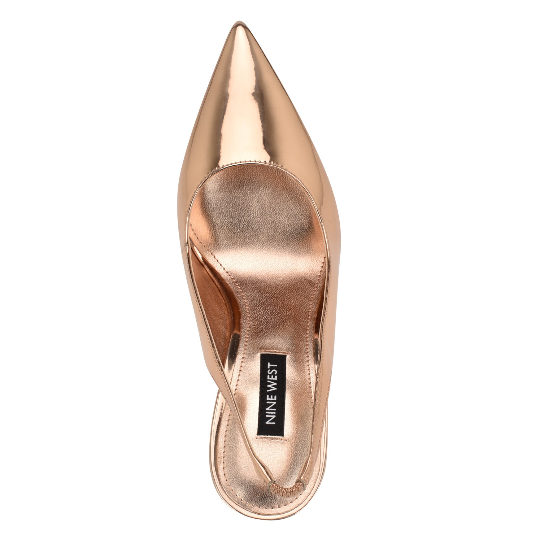 Feather Pointy Toe Slingback Pumps - Image 3