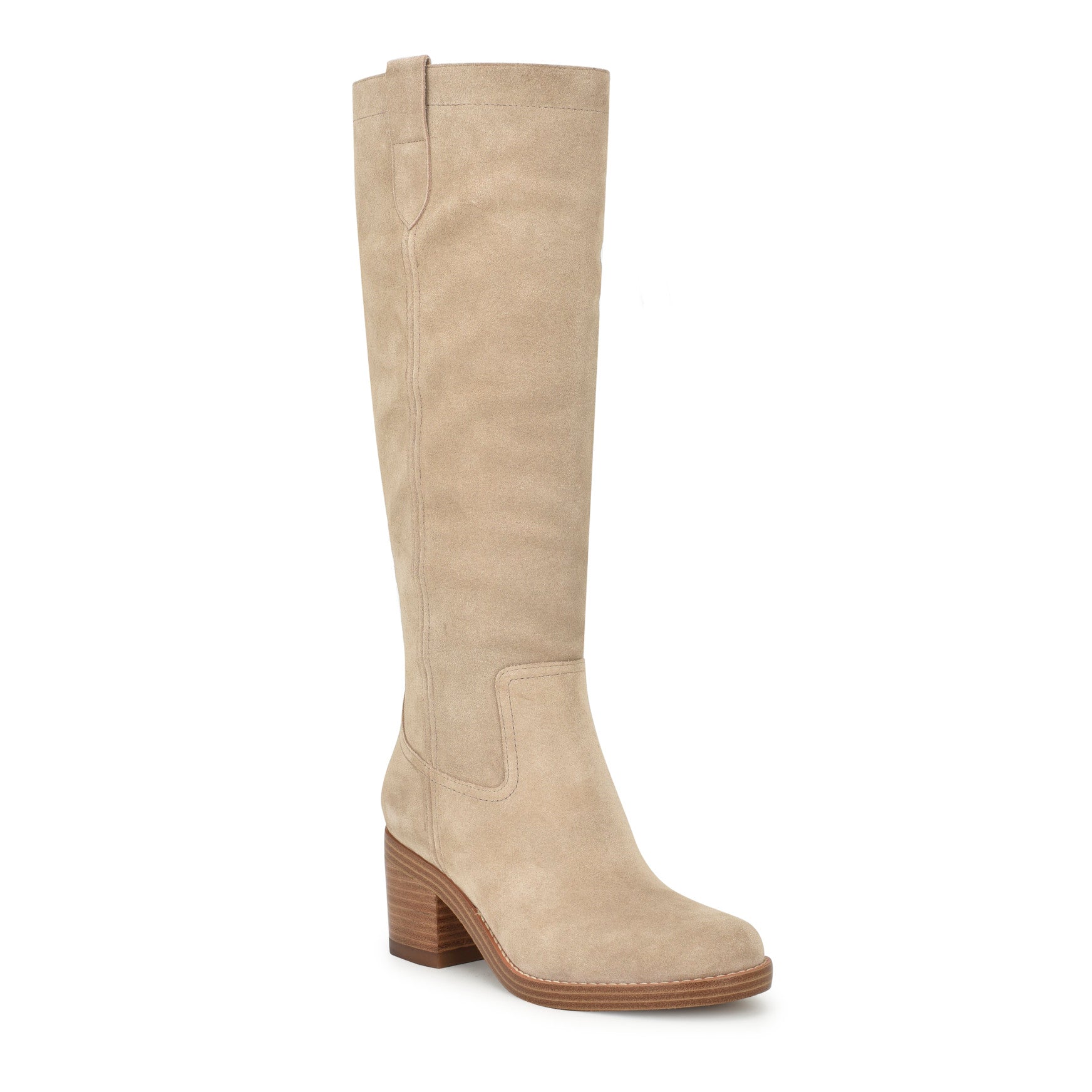 Hecee Block Heel Tailored Leather Boots - Image 2