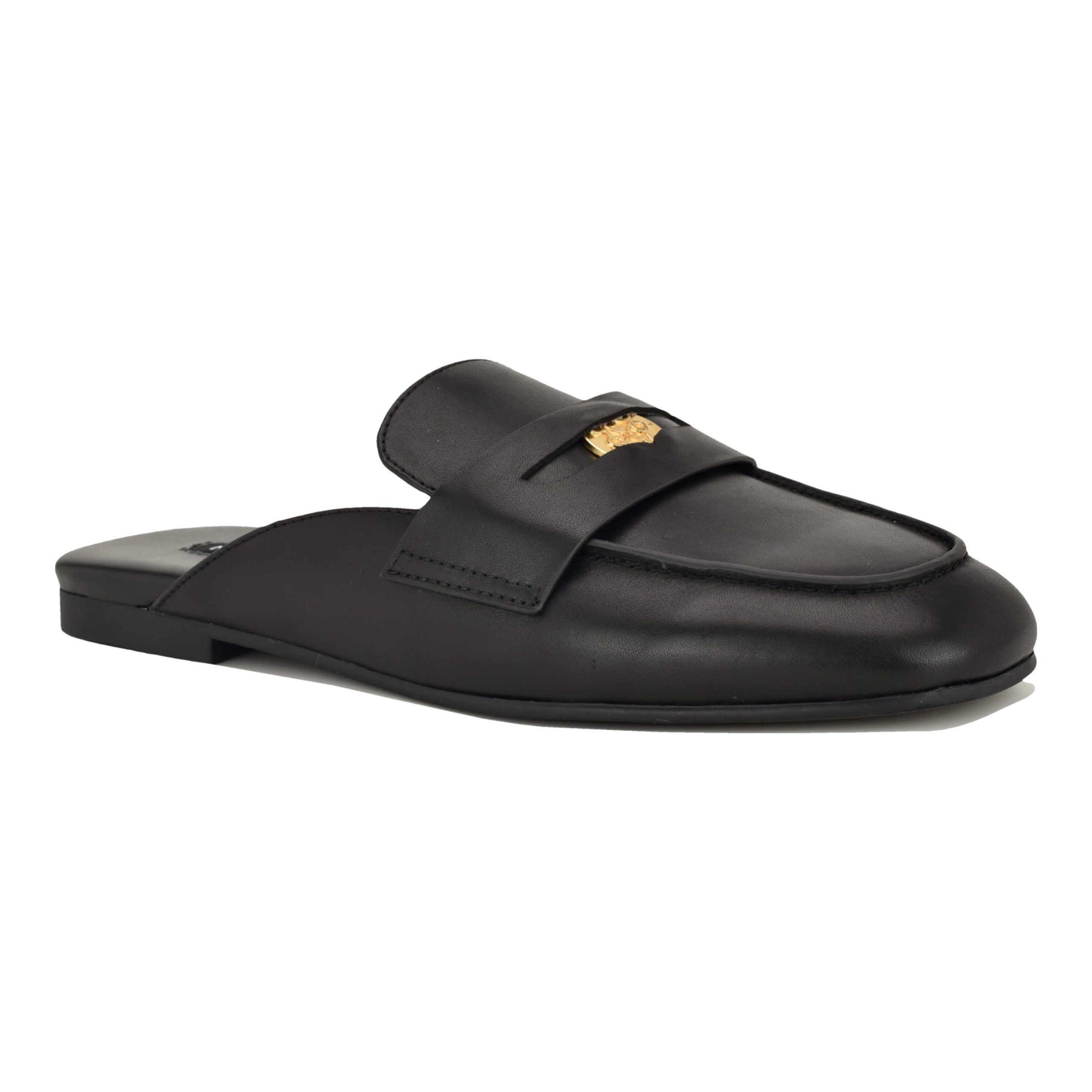 Evans Leather Loafer Mules - Image 2