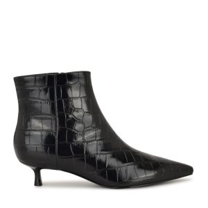 Turrel Kitten Heel Ankle Booties