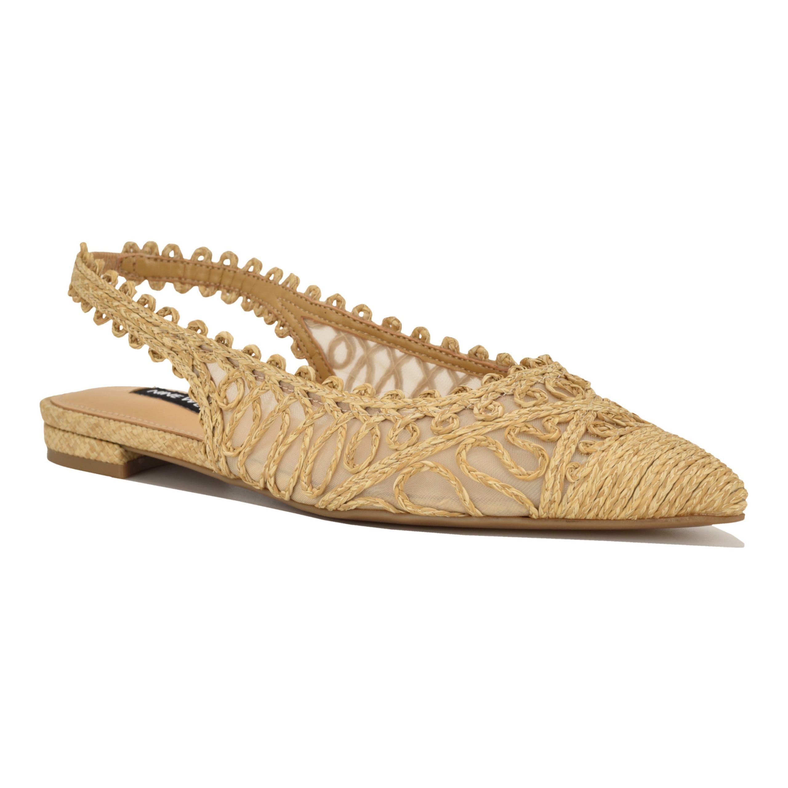 Jovias Woven Slingback Flats - Image 2
