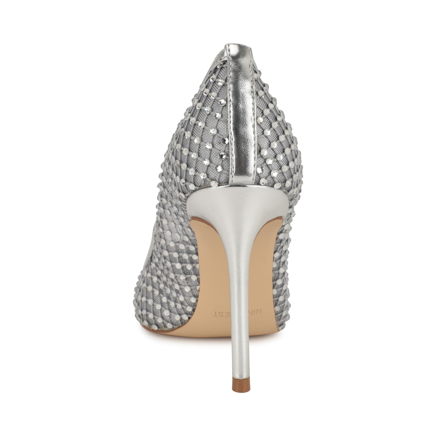 Freshe Rhinestone Mesh Pumps - Image 4