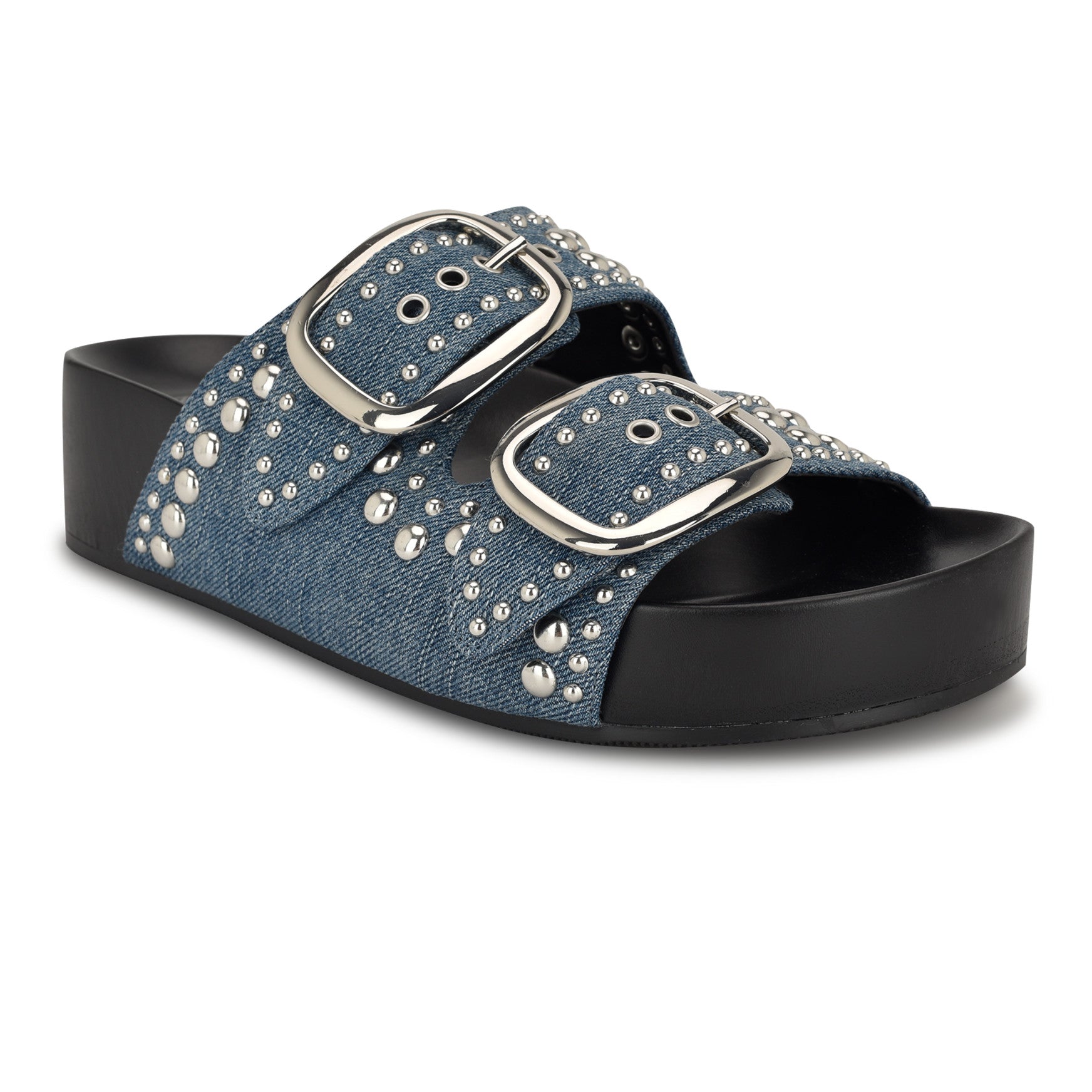 Flinne Studded Footbed Sandals - Image 2