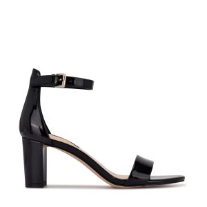 Pruce Ankle Strap Block Heel Sandals