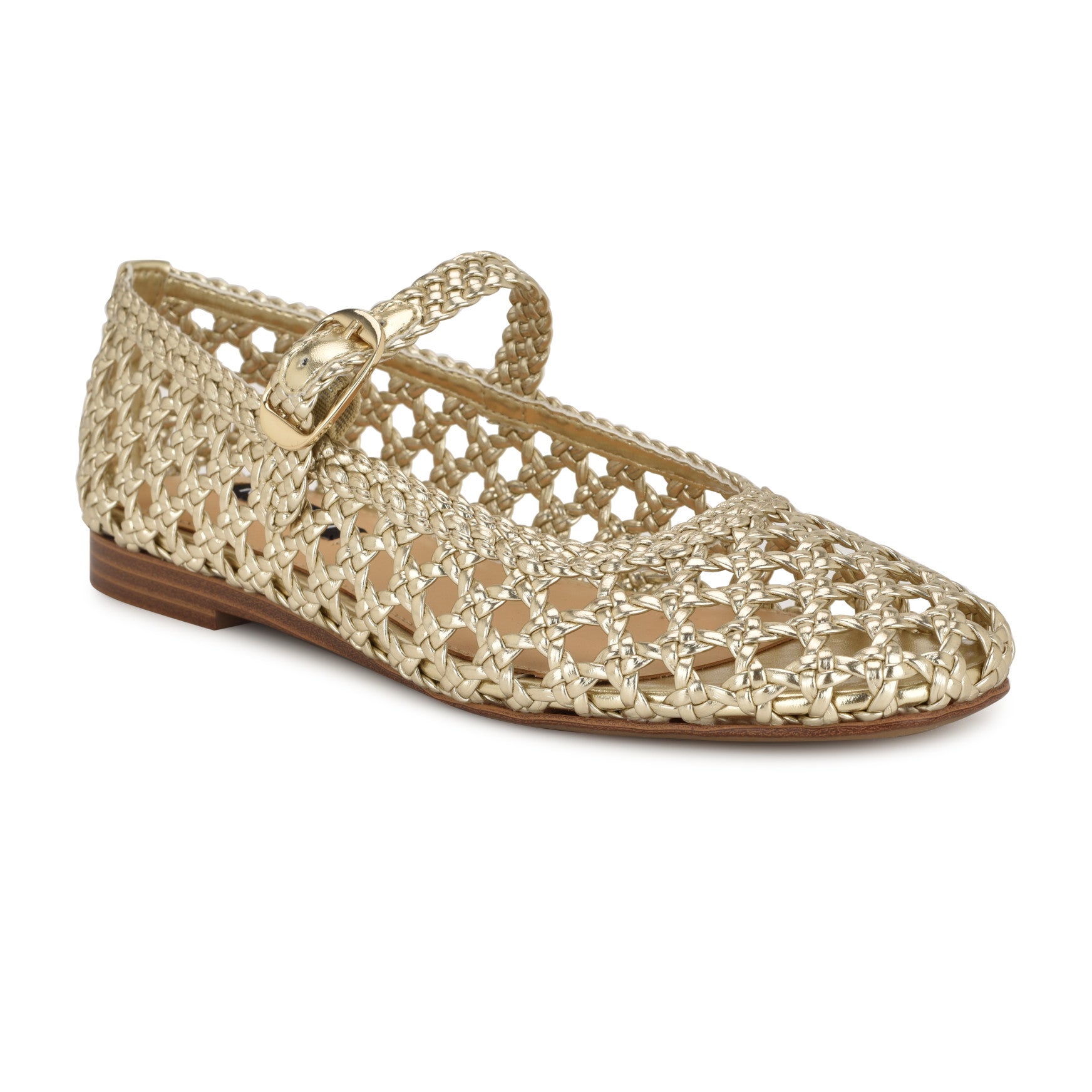 Halie Woven Mary Jane Flats - Image 2
