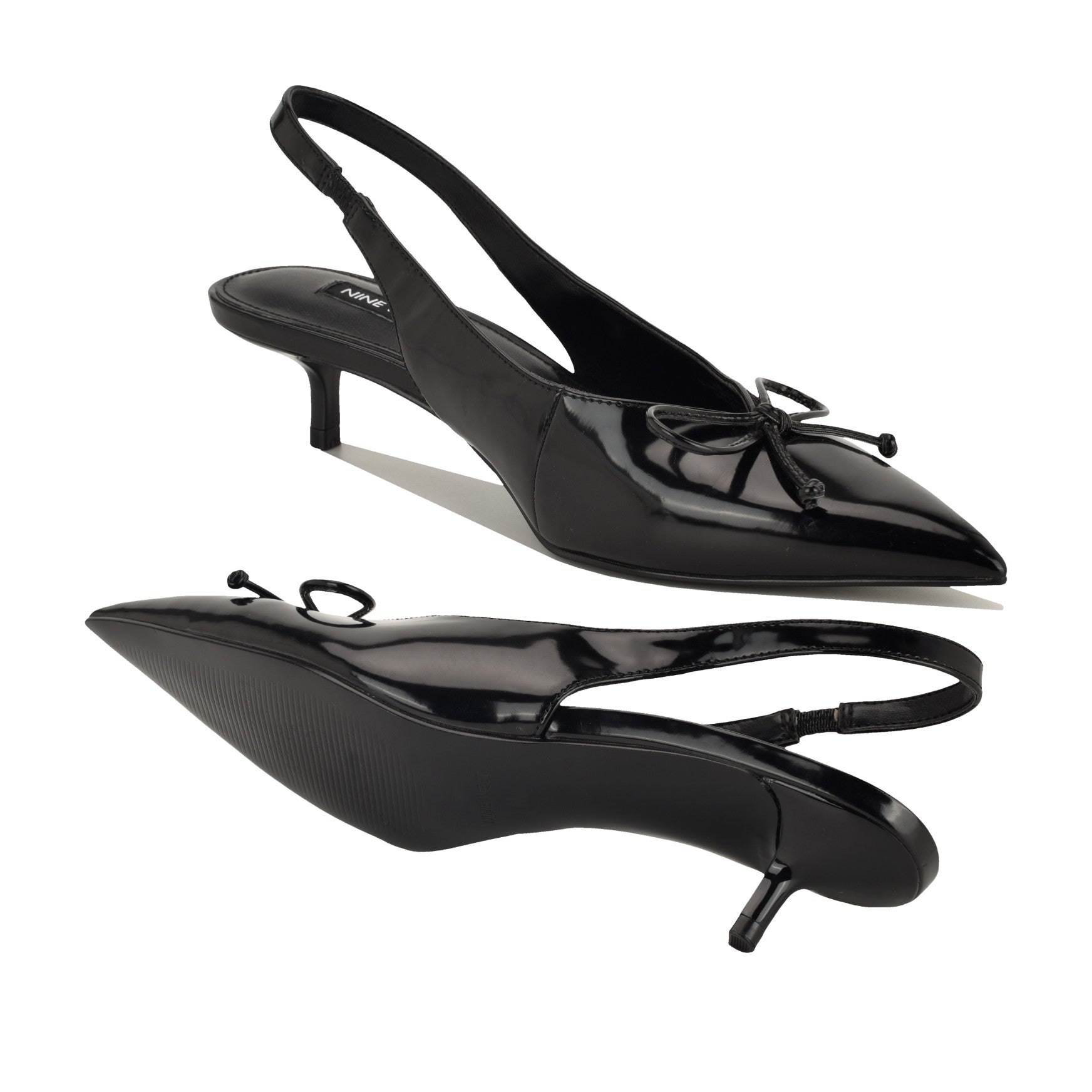 Evaa Kitten Heel Slingback Pumps - Image 4