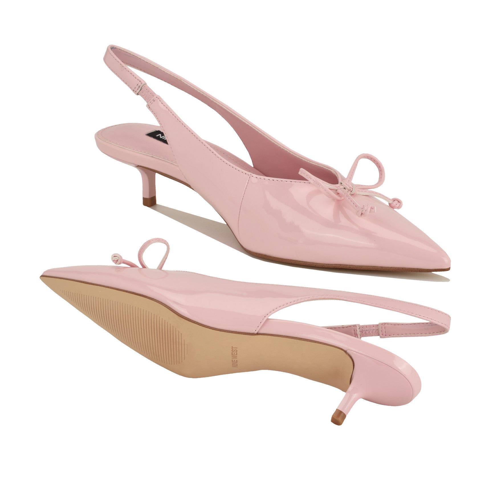 Evaa Kitten Heel Slingback Pumps - Image 4