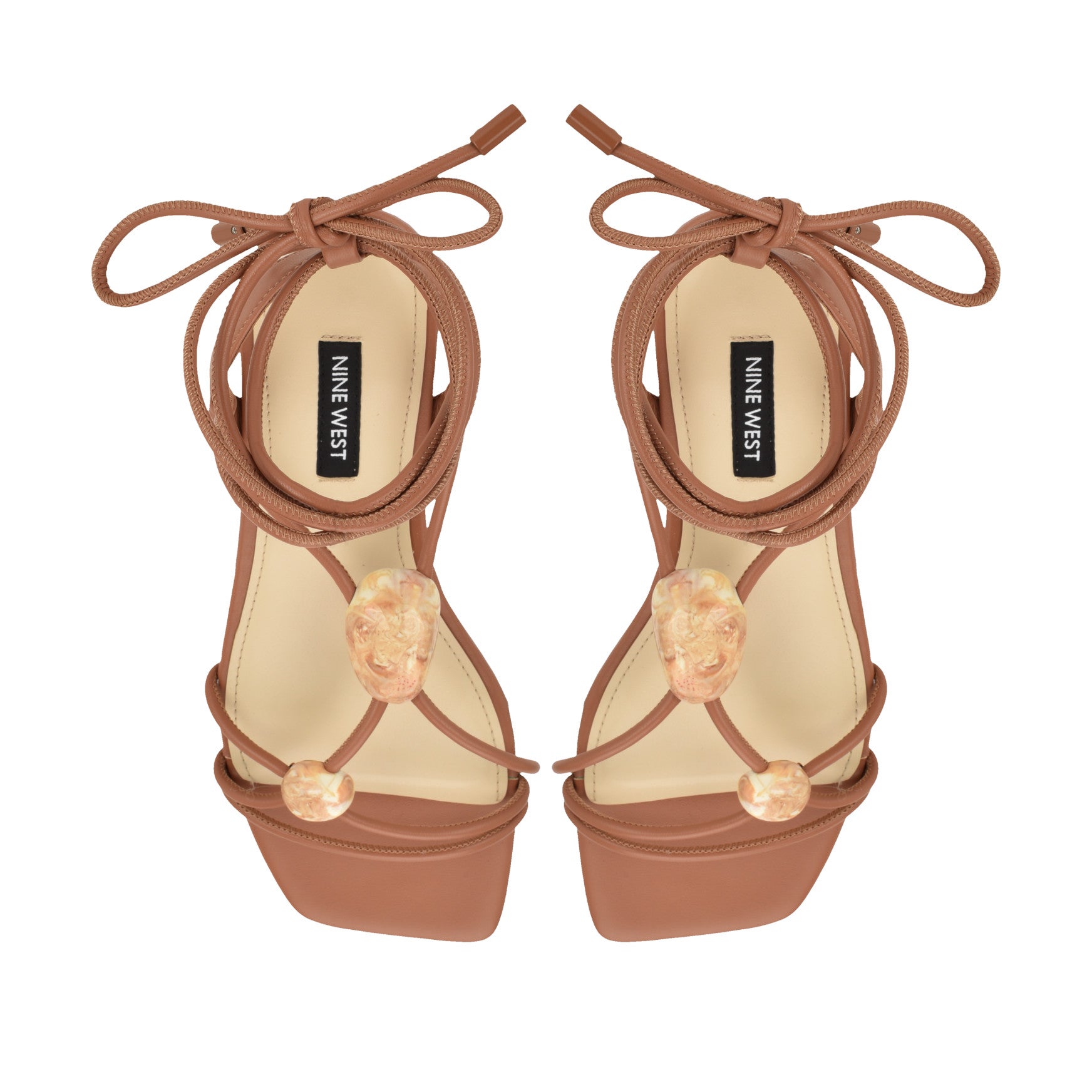 Niraa Ankle Wrap Flat Sandals - Image 5