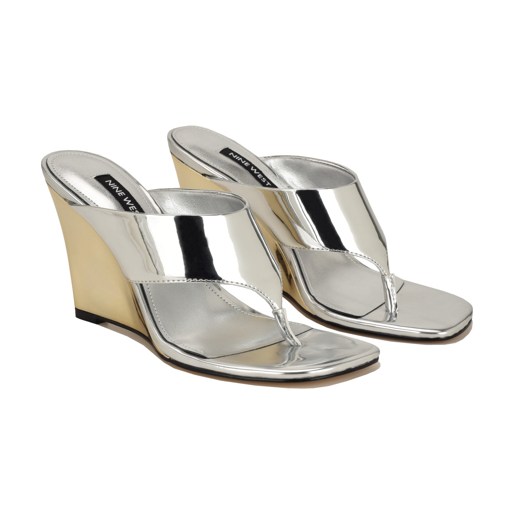 Presa Wedge Thong Sandals - Image 2