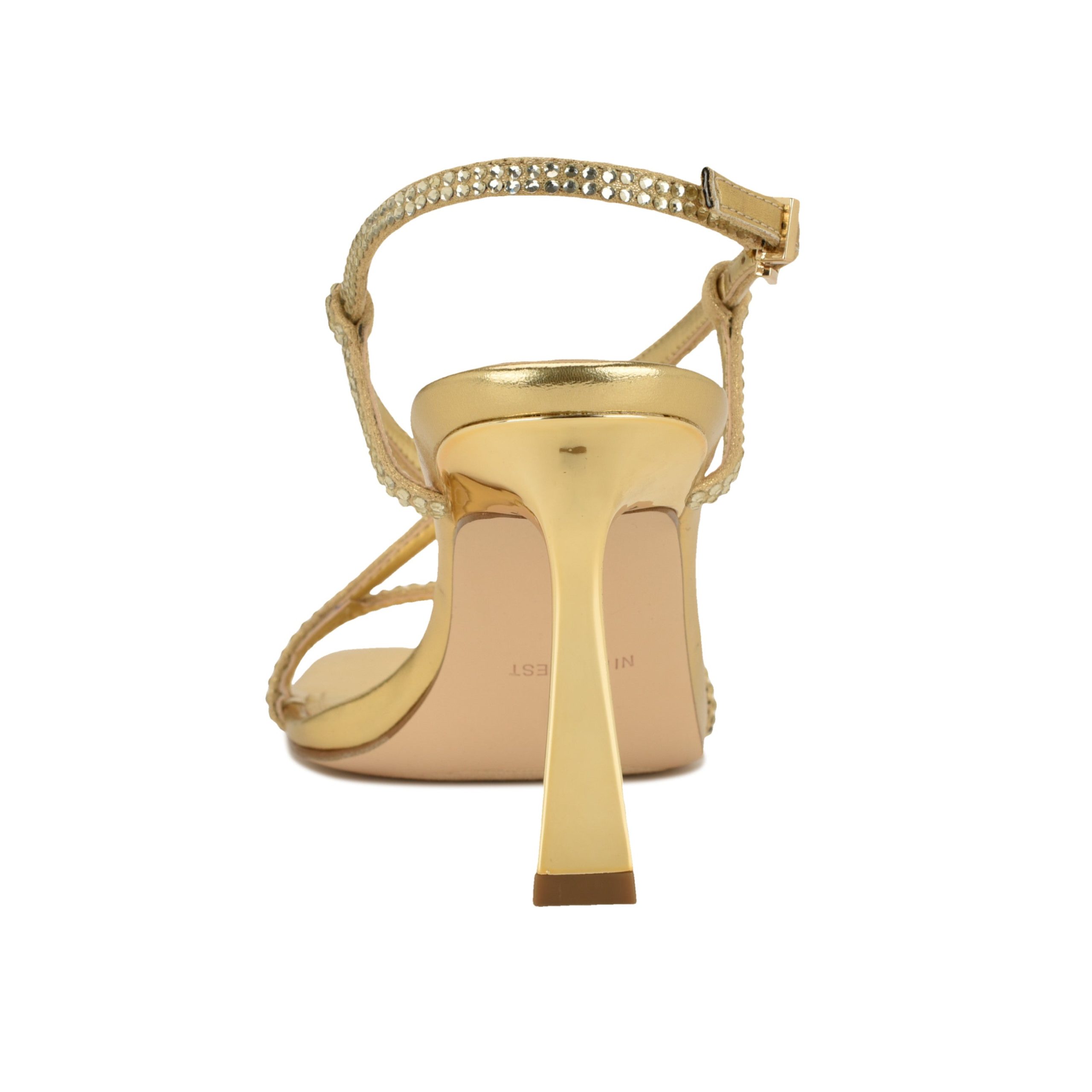 Vallan Strappy Rhinestone Sandals - Image 4