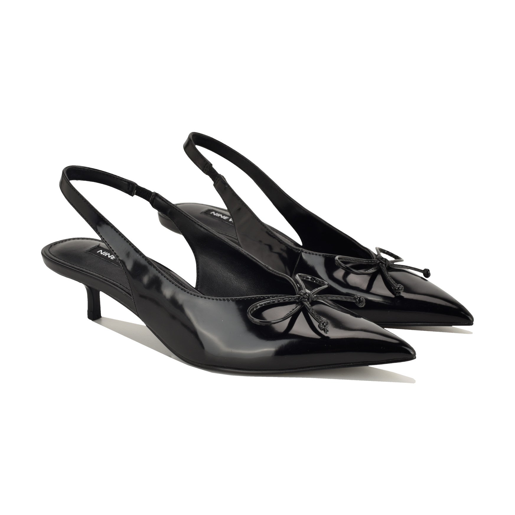 Evaa Kitten Heel Slingback Pumps - Image 2