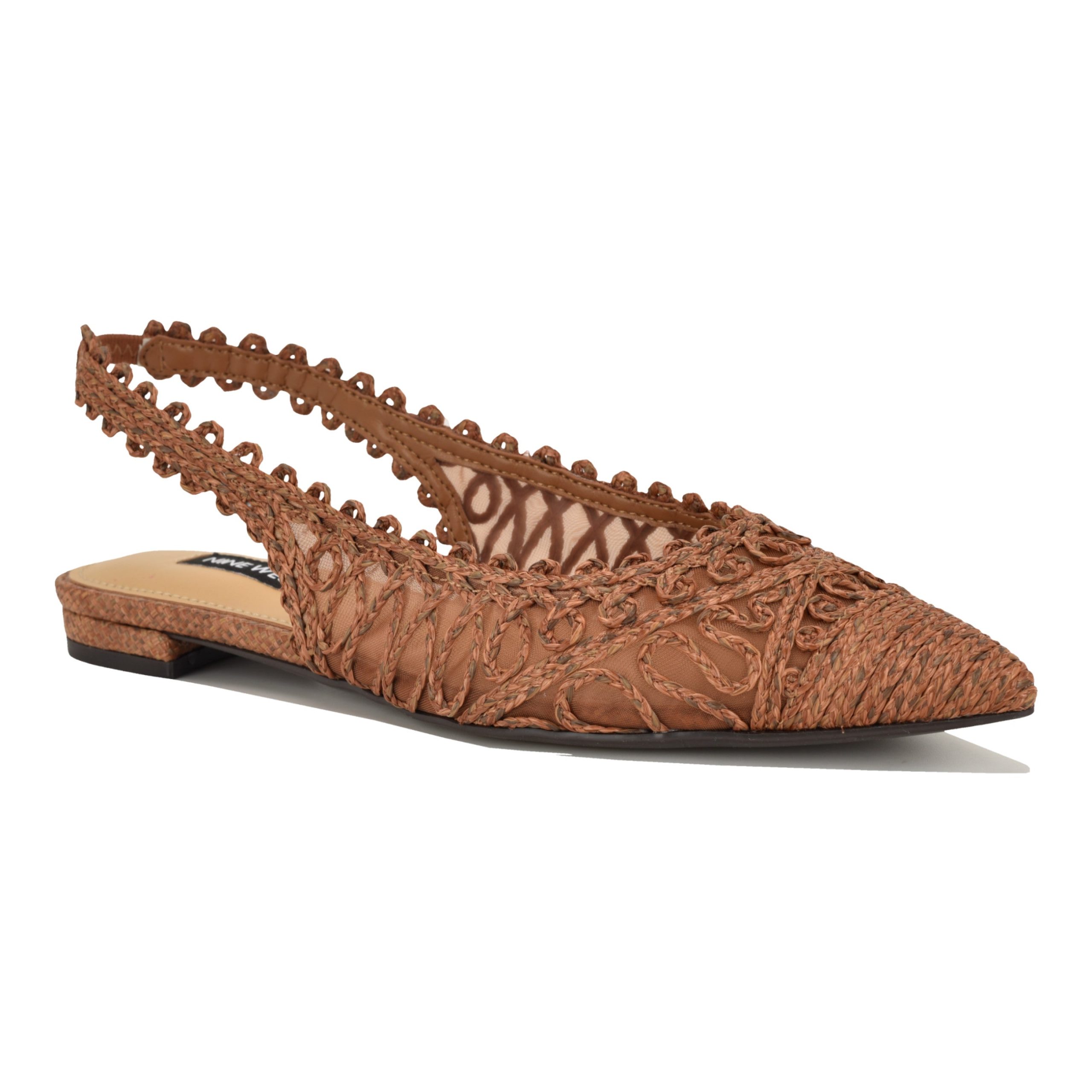 Jovias Woven Slingback Flats - Image 2