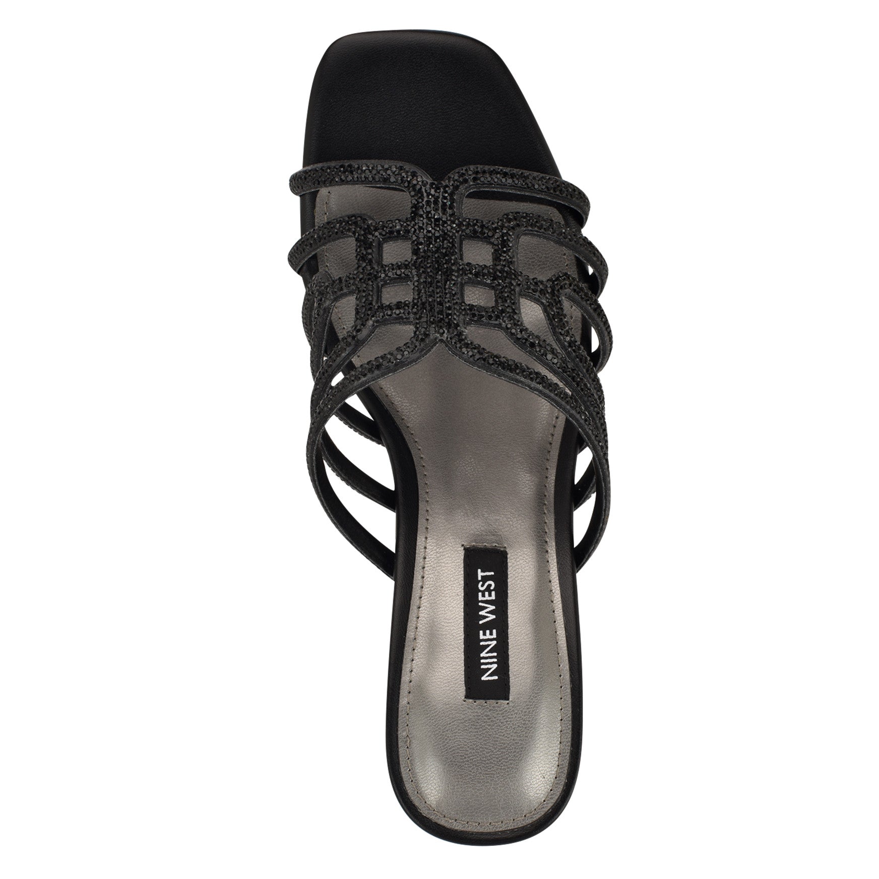 Grassa Block Heel Embellished Sandals - Image 3