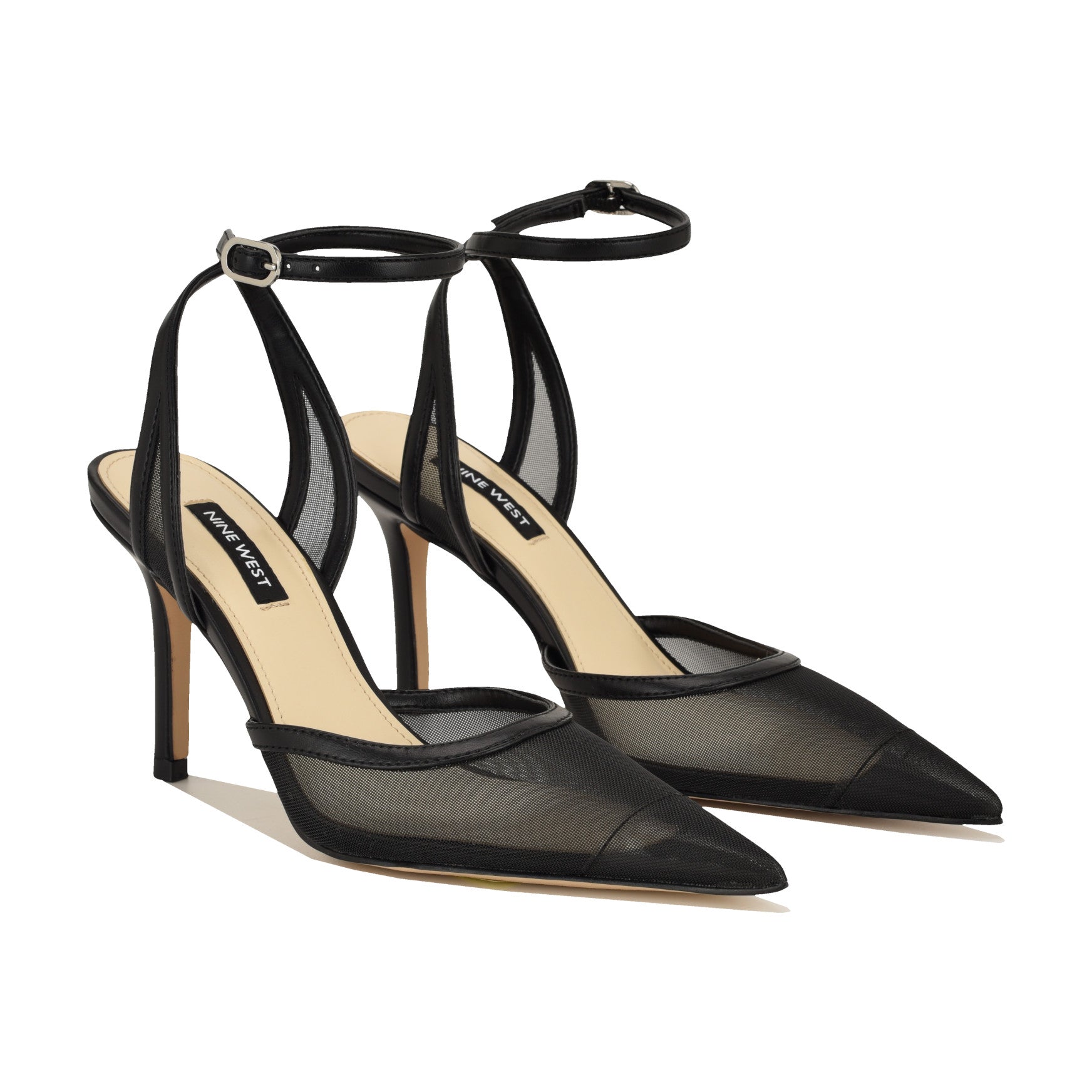Gullia Mesh Ankle Strap Pumps - Image 2