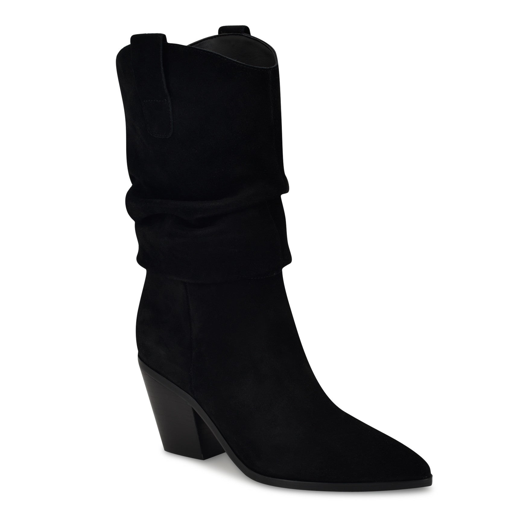 Kadon Leather Tailored Slouch Boots - Image 2