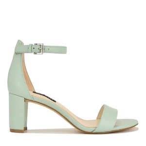 Pruce Ankle Strap Block Heel Sandals