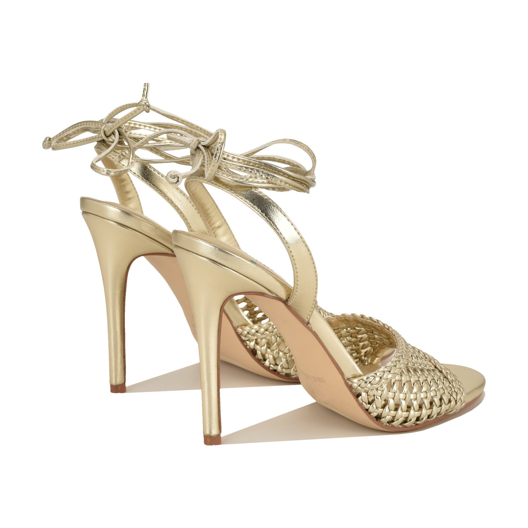 Merta Ankle Wrap Woven Sandals - Image 3