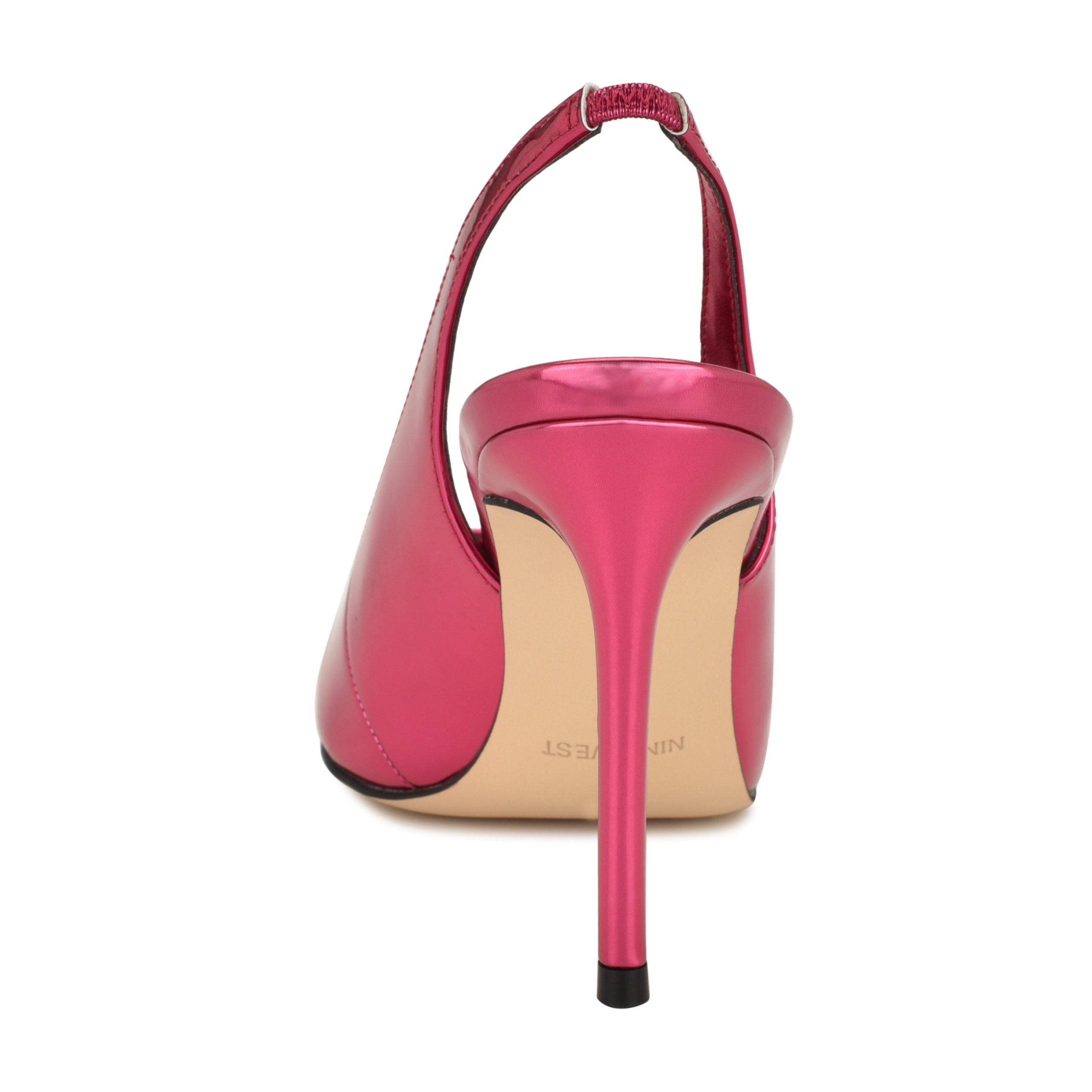 Feather Pointy Toe Slingback Pumps - Image 4