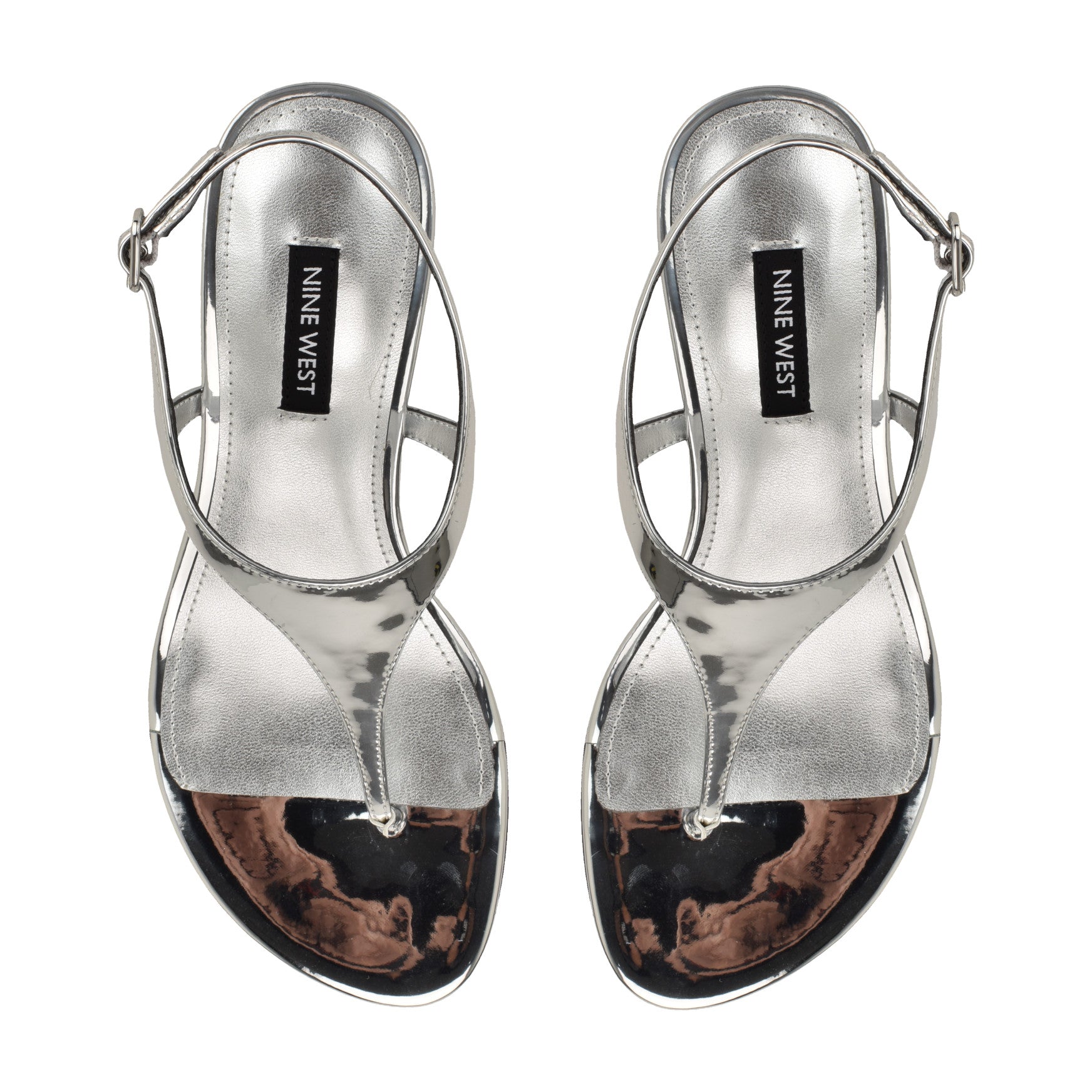 Noir Heeled Thong Sandals - Image 5