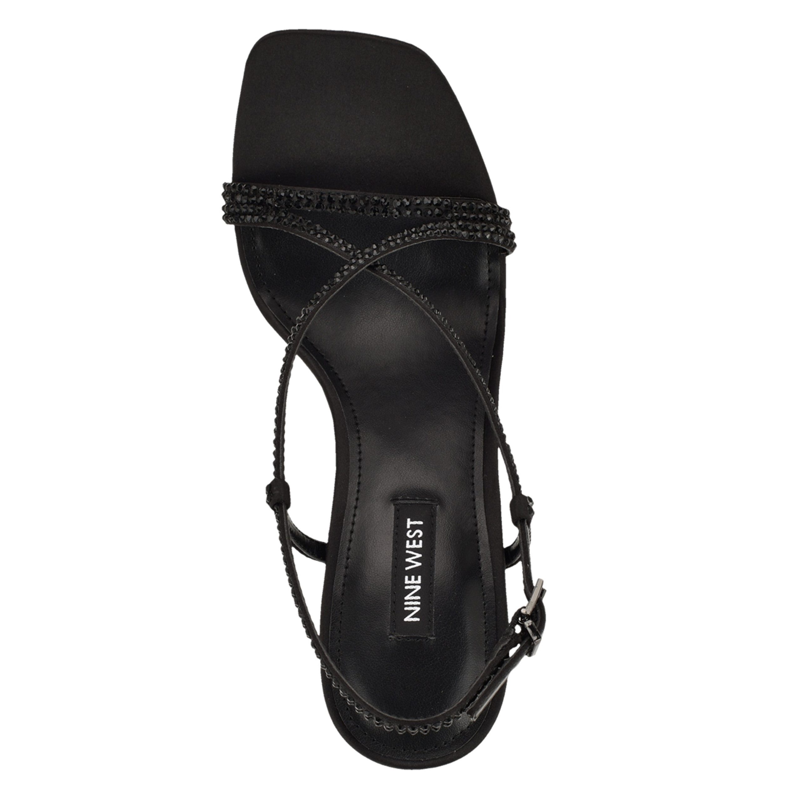 Vallan Strappy Rhinestone Sandals - Image 3