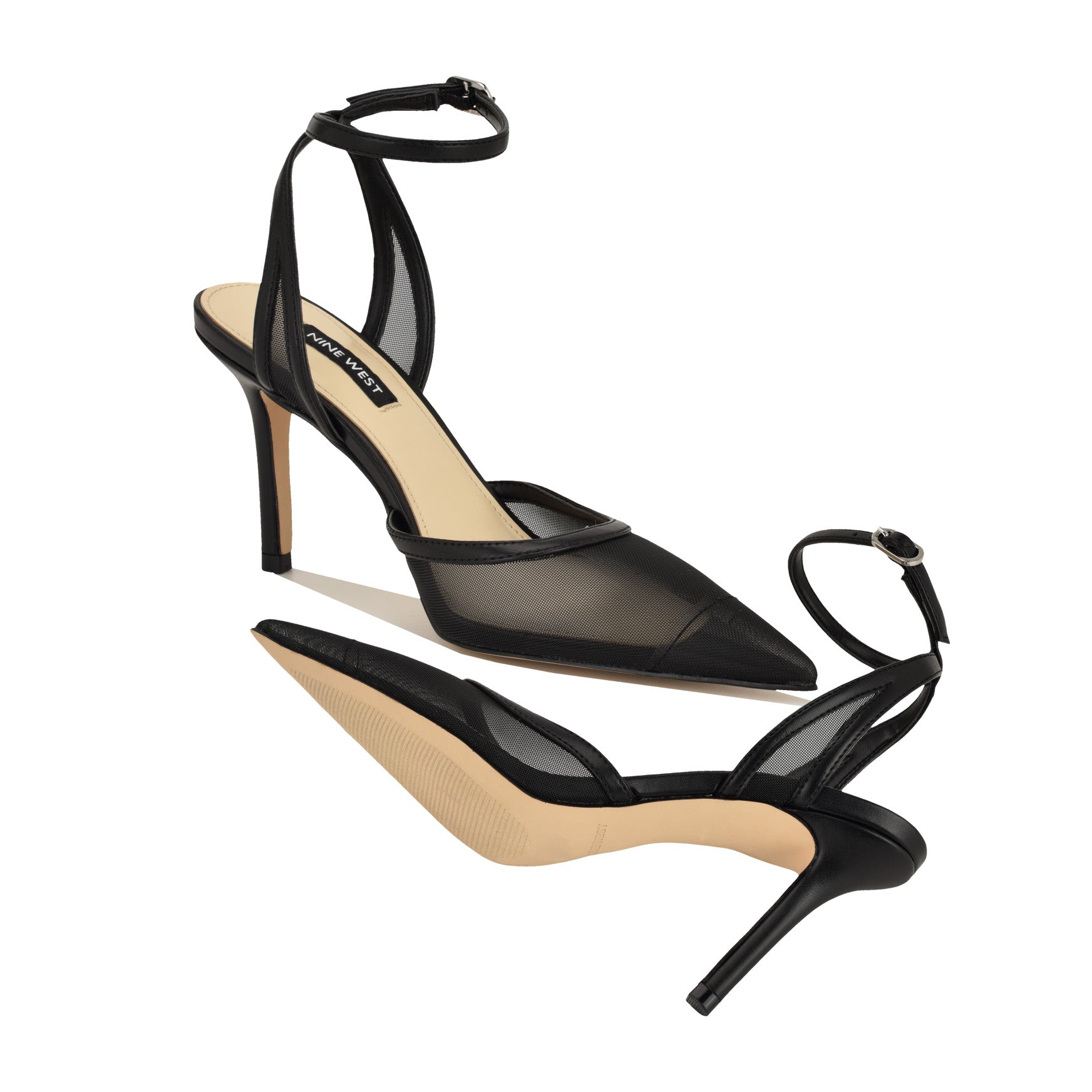 Gullia Mesh Ankle Strap Pumps - Image 4