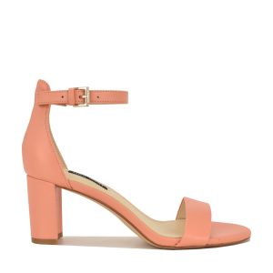 Pruce Ankle Strap Block Heel Sandals