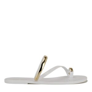 Seashell Jelly Flat Sandals