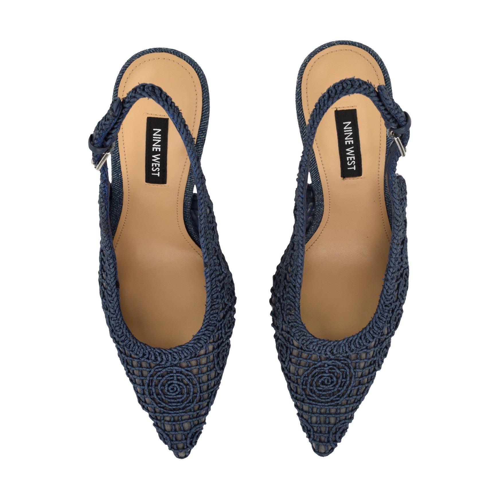 Fantels Woven Slingback Pumps - Image 5