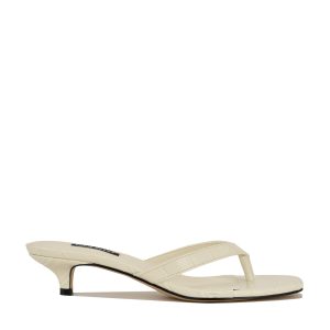 Cassa Thong Kitten Heel Sandals