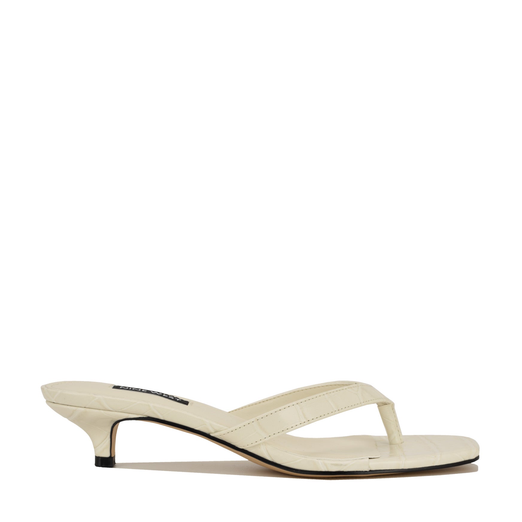 Cassa Thong Kitten Heel Sandals