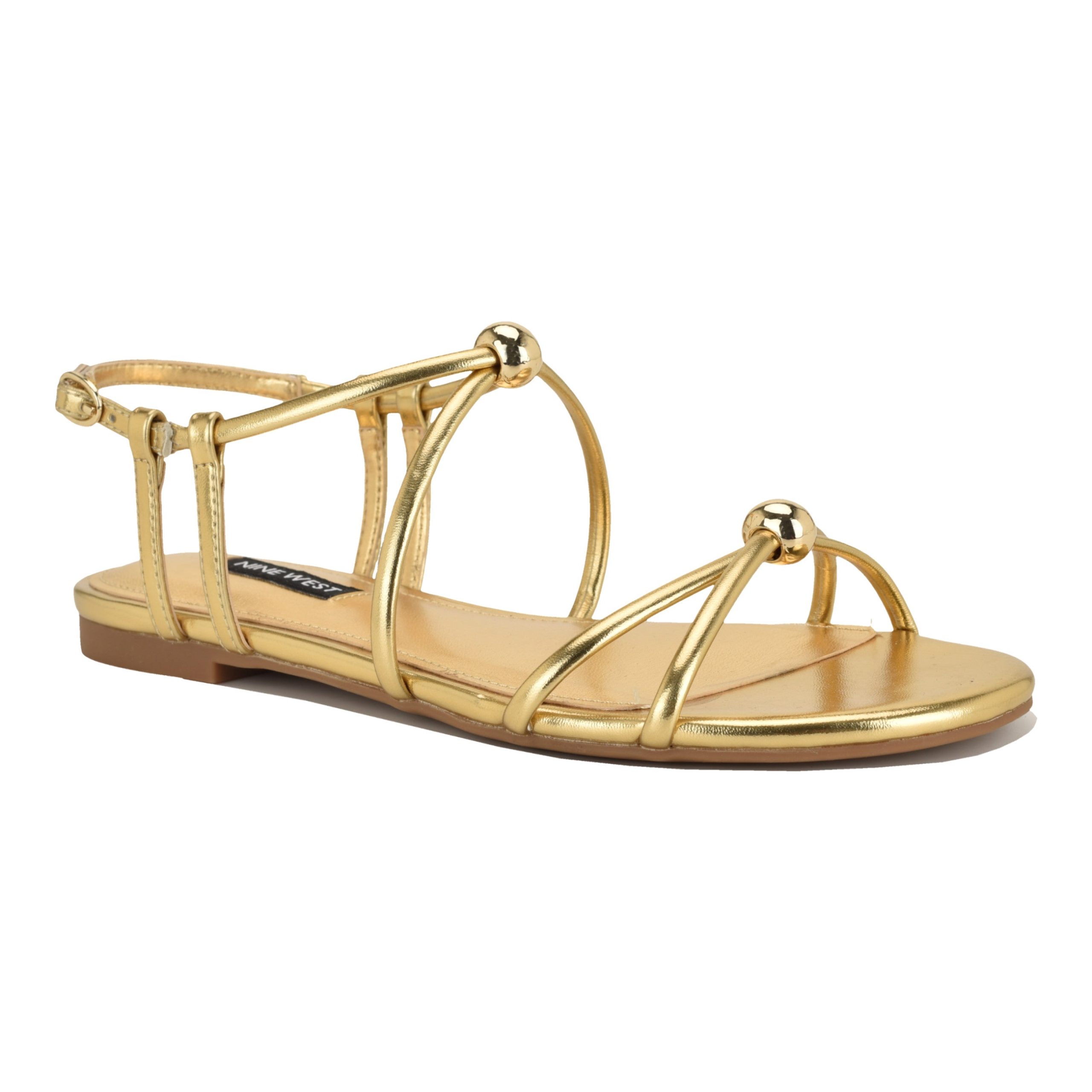 Mariss Strappy Flat Sandals - Image 2