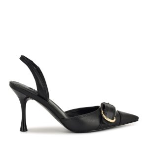 Patsie Buckle Slingback Pumps