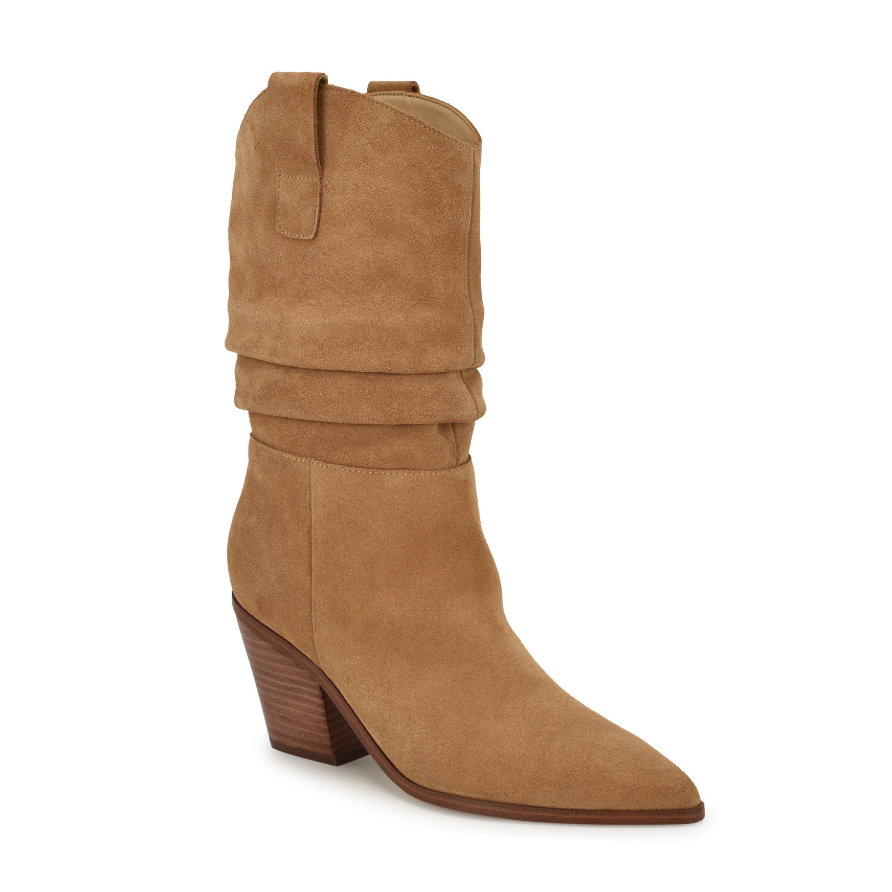 Kadon Leather Tailored Slouch Boots - Image 2