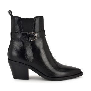 Lemone Leather Pointy Toe Booties