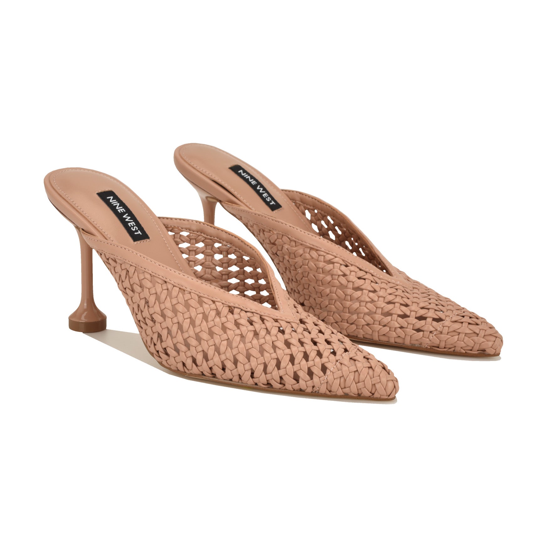 Grasso Woven Mule Pumps - Image 2