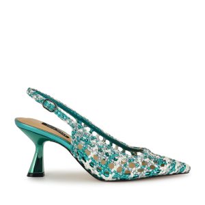 Madalene Woven Slingbacks