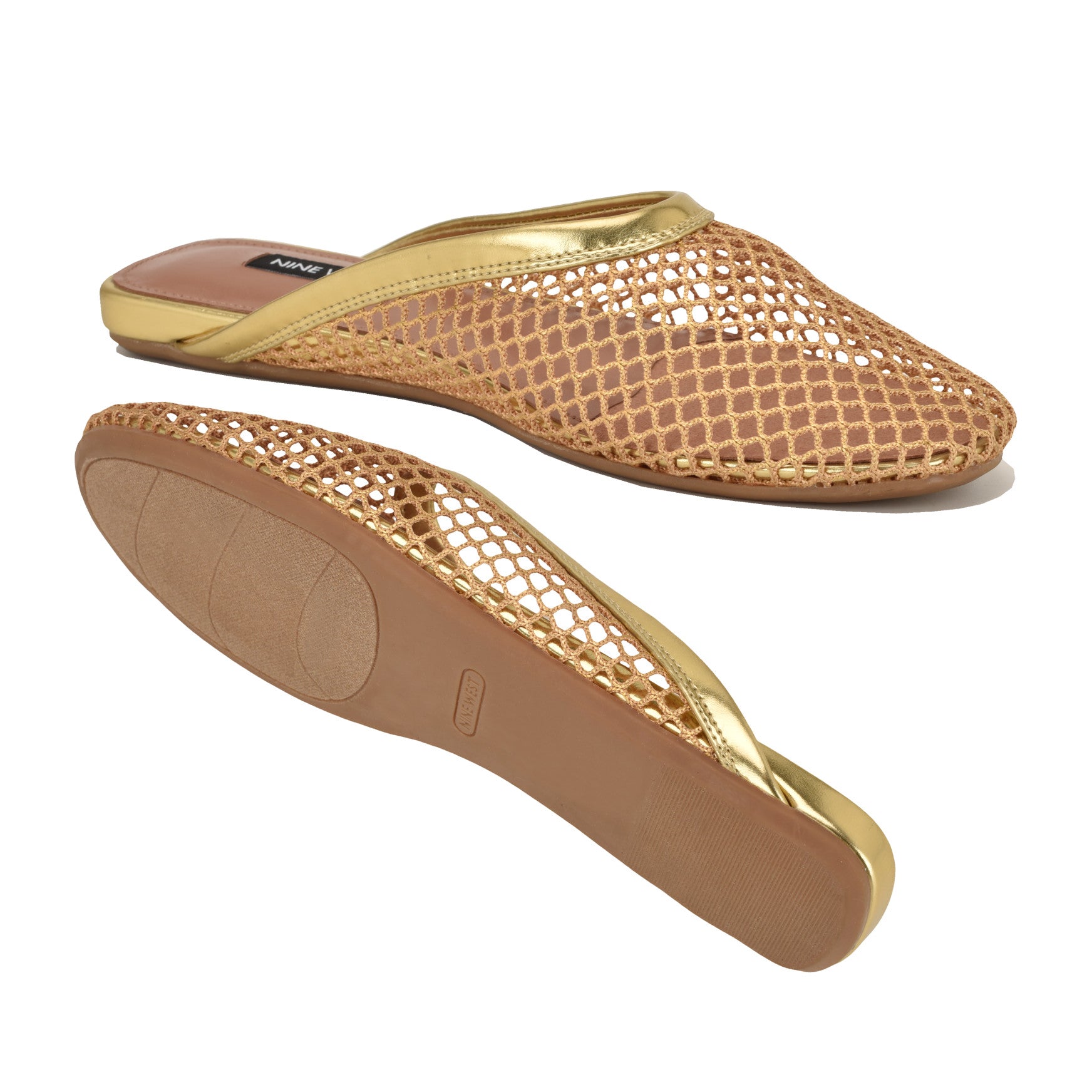 Daniela Flat Mesh Mules - Image 4