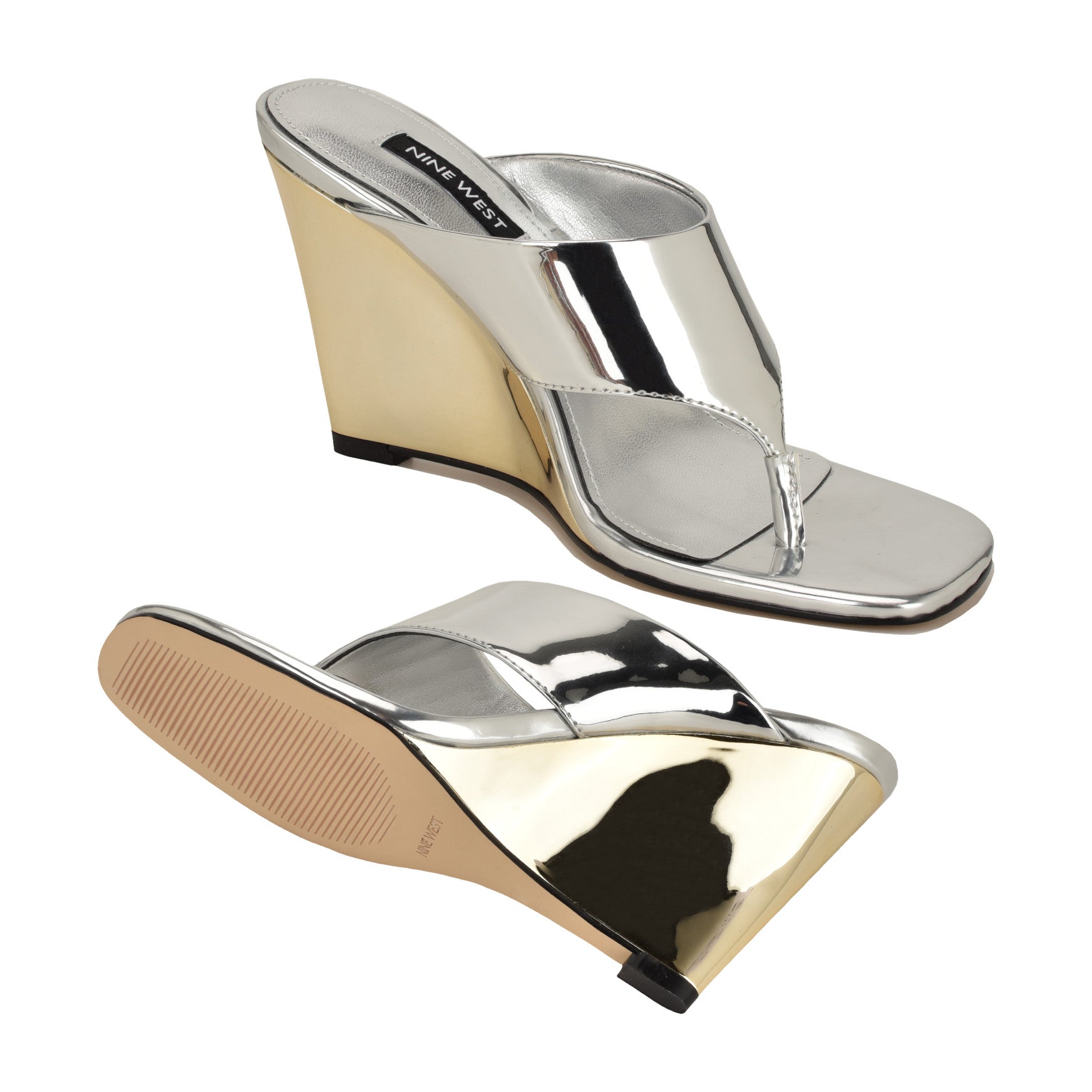 Presa Wedge Thong Sandals - Image 4